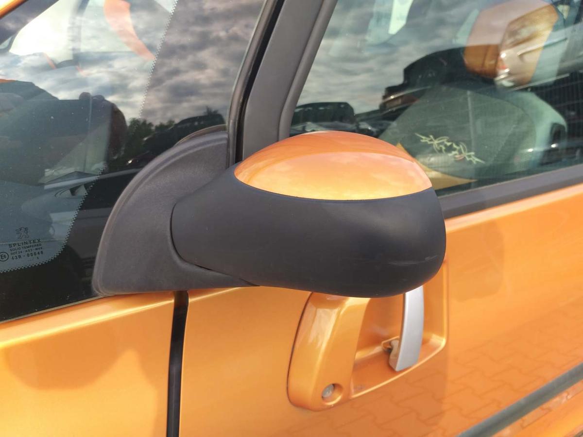 Peugeot 1007 original Außenspiegel links elektrisch verstellbar KHW Orange Salamanque Bj.2005